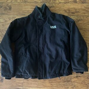 Black USN Men's Jacket